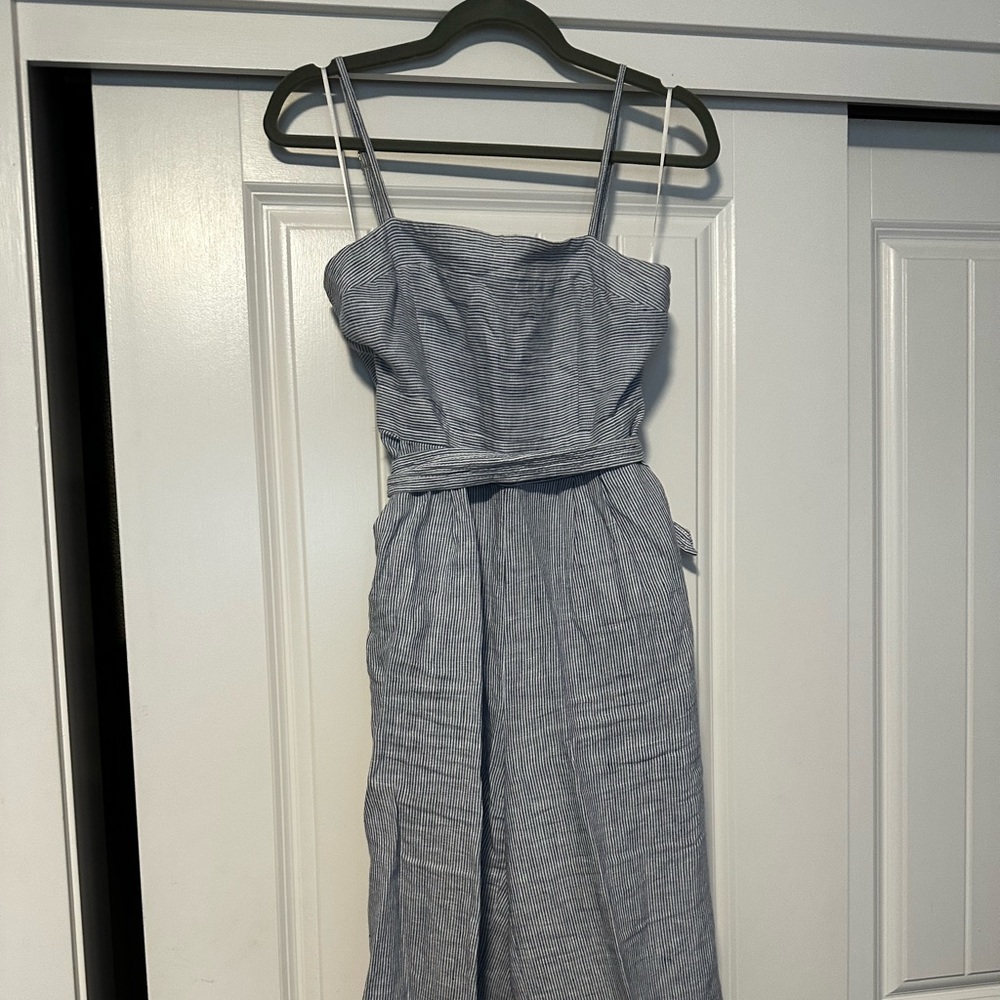 J crew Stripped Jumpsuit